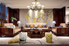 唐明雅居新中式风格家具，充满了东方的家居情